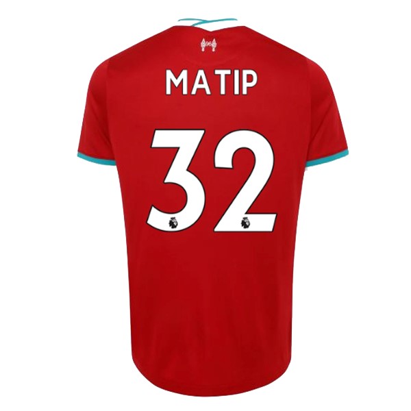 Maillot Football Liverpool NO.32 Matip Domicile 2020-21 Rouge